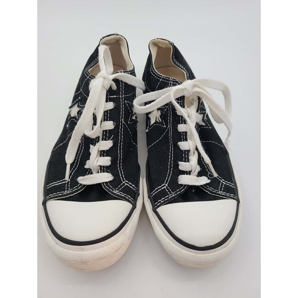 Converse One Star Women's Sneakers Black/White, Low Top, Lace-Up, Size 7.5